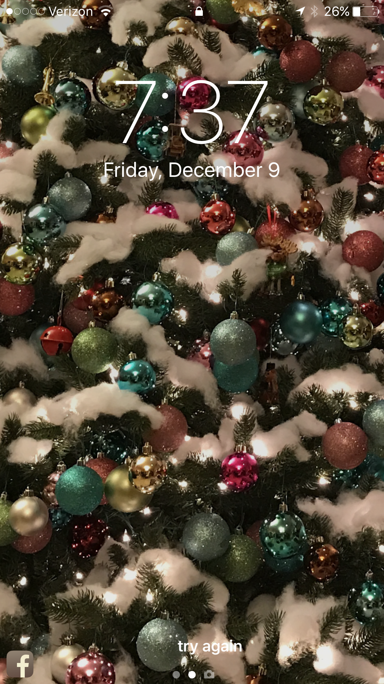 Phone background: Christmas Tree